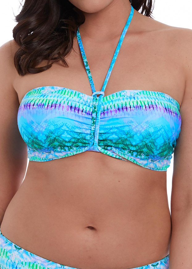 Freya Swim Seascape Bandeau bikinioverdel C-I skål mønstret