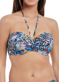 Freya Swim Hot In Havana Bandeau Bikini Overdel B-I Skål Mønstrede