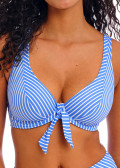 Freya Swim Beach Hut bikinioverdel høj apex D-M skål blå