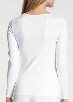 Calida Natural Comfort langærmet trøje XXS-L hvid