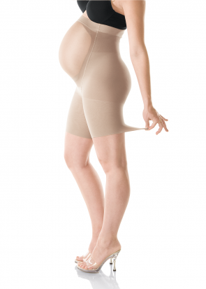Spanx Maternity høj trusse med ben A-D beige