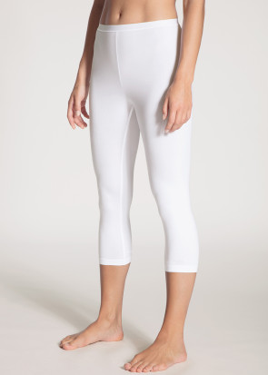 Calida Natural Comfort White 3/4 Leggings XS-L