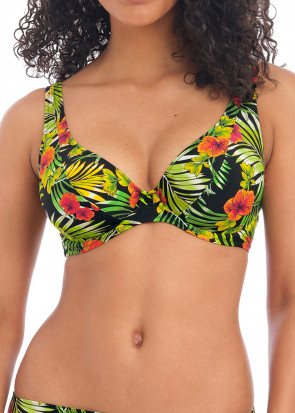 Freya Swim Maui Daze bikiniöverdel högt apex D-M kupa mönstrad