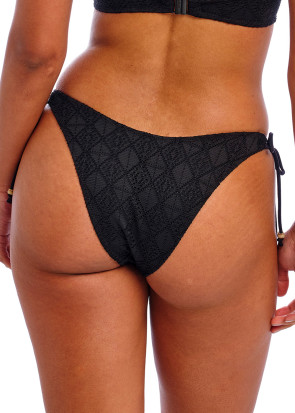 Freya Swim Nomad Nights Black bikiniunderdel med sidknytning XS-XL
