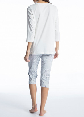 Calida Cosy Cotton Style 3/4 pyjamas XS-XL hvid