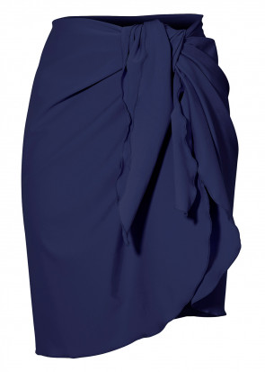 Damella sarong one size marineblå