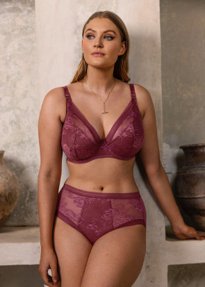 Fantasie Fusion Lace Rosewood vadderad plunge bh D-I kupa