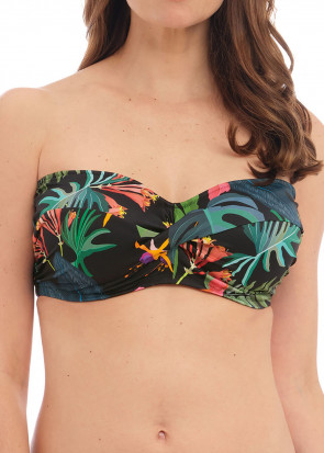 Fantasie Swim Monteverde bikiniöverdel bandeau D-I kupa mönstrad