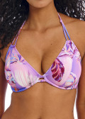Freya Swim Miami Sunset Cassis bikiniöverdel halterneck D-H kupa