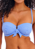 Freya Swim Beach Hut bikinioverdel bandeau D-I skål blå